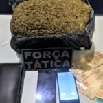 Força Tática prende traficante em posse de 3 quilos de maconha no centro de Corumbá