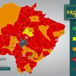 Mais de 64% dos municípios de Mato Grosso do Sul estão com alto risco de infecção da Covid-19