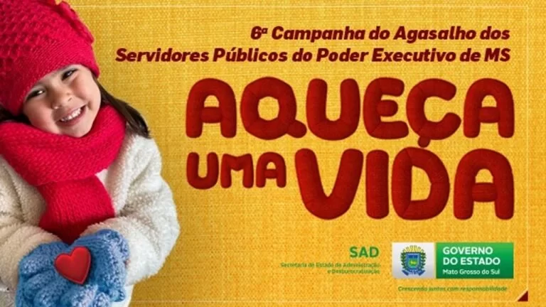 Governo lança 6° campanha do agasalho Aqueça Uma Vida nesta quinta-feira