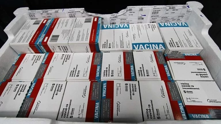 MS recebe nesta quinta 50,5 mil doses da Astrazeneca do Ministério da Saúde