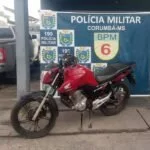 Denúncia leva PM até motocicleta roubada em Corumbá