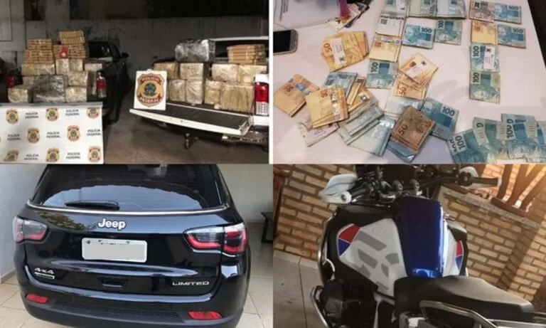 Carros de luxo e drogas são apreendidos em operação da PF contra traficantes em MS