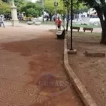 Vereadora cobra manutenção e limpeza da Praça da República