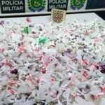 Homem foge de abordagem e abandona 483 papelotes de maconha na parte alta de Corumbá