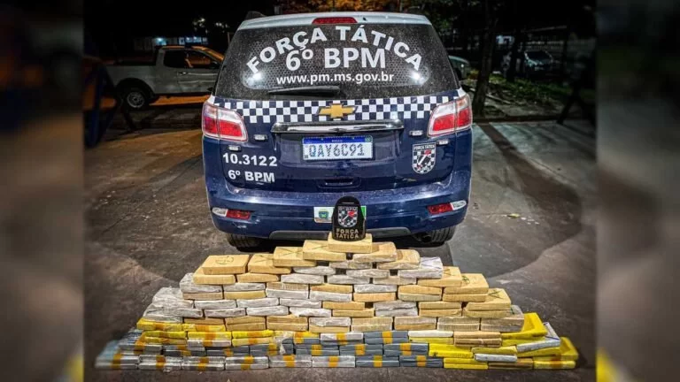 Em abordagem, Força Tática apreende mais de 130 quilos de entorpecentes na Codrasa