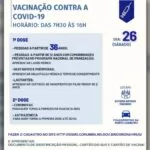 No sábado (26), Corumbá abre vacinação para pessoas a partir dos 36 anos