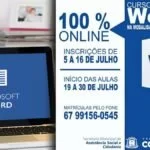 Prefeitura de Corumbá abre inscrições para curso de Word 2016