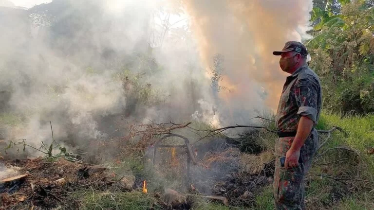 Mulher é multada por provocar incêndio em vegetação na área urbana de Corumbá
