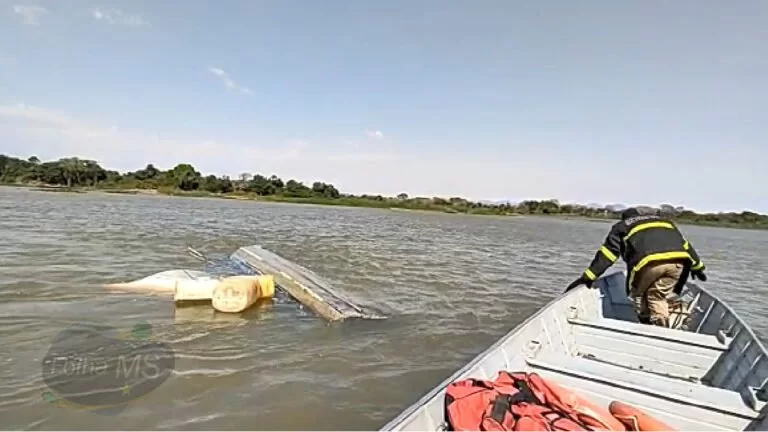 Bombeiros encerram primeiro dia de buscas por crianças desaparecidas no Rio Paraguai | vídeo