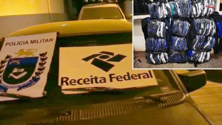 Agentes da Receita e PM apreendem fardos de vestuário em estrada “cabriteira”