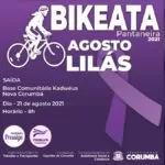 Bikeata Pantaneira acontece neste sábado em comemoração ao Agosto Lilás