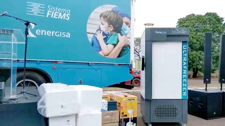Vetria e Vetorial doam ultrafreezer à prefeitura de Corumbá
