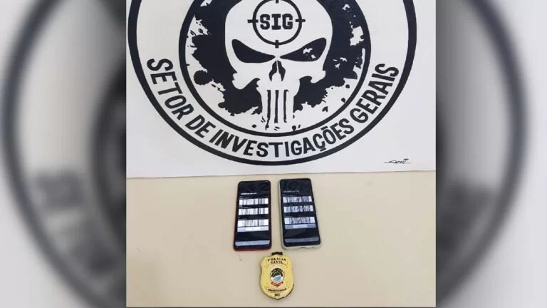 Polícia Civil de Corumbá recupera celulares roubados e duas pessoas são indiciadas por receptação