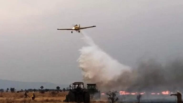 Incêndios avançam no Pantanal após chuvas, e combate aéreo é intensificado