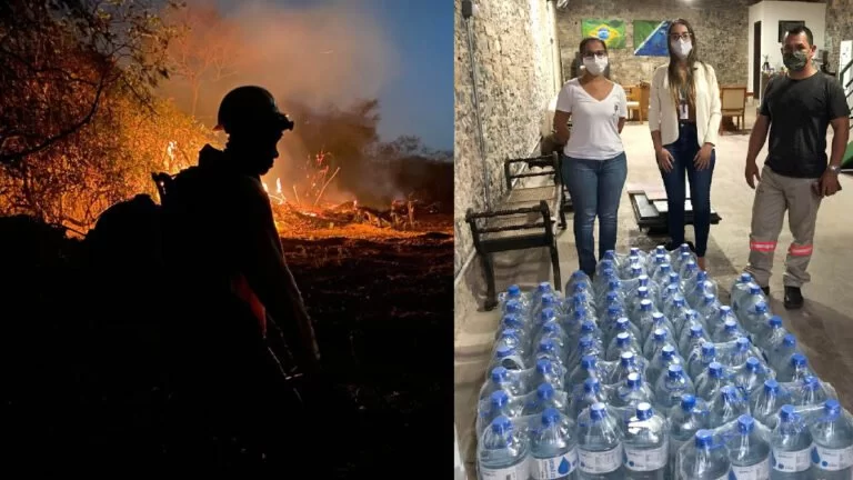 IHP promove campanha de arrecadação de água para brigadistas