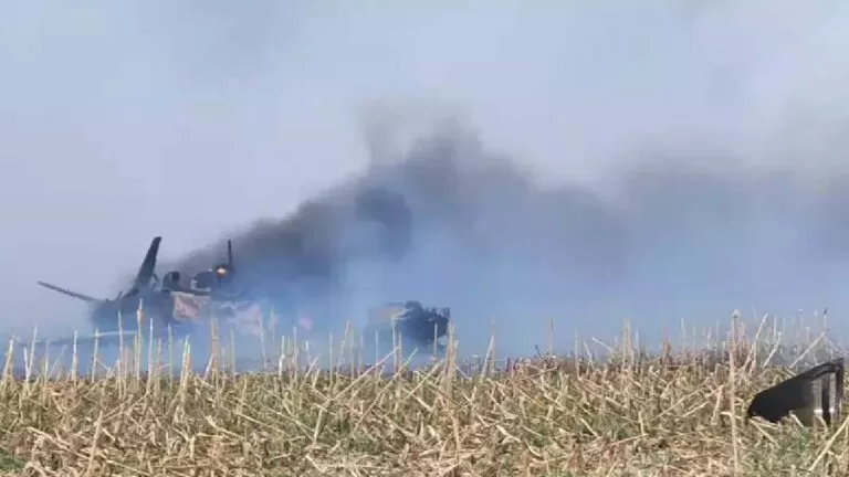 Espaço aéreo de Campo Grande é fechado após queda de aeronave da FAB