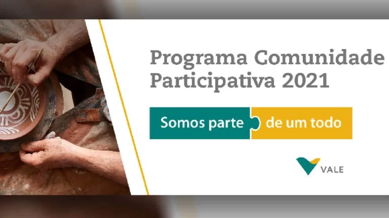 Abertas as inscrições para o programa Vale Comunidade Participativa