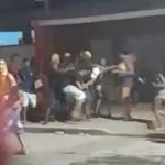 Seis pessoas são detidas após briga generalizada na parte alta de Corumbá |vídeo