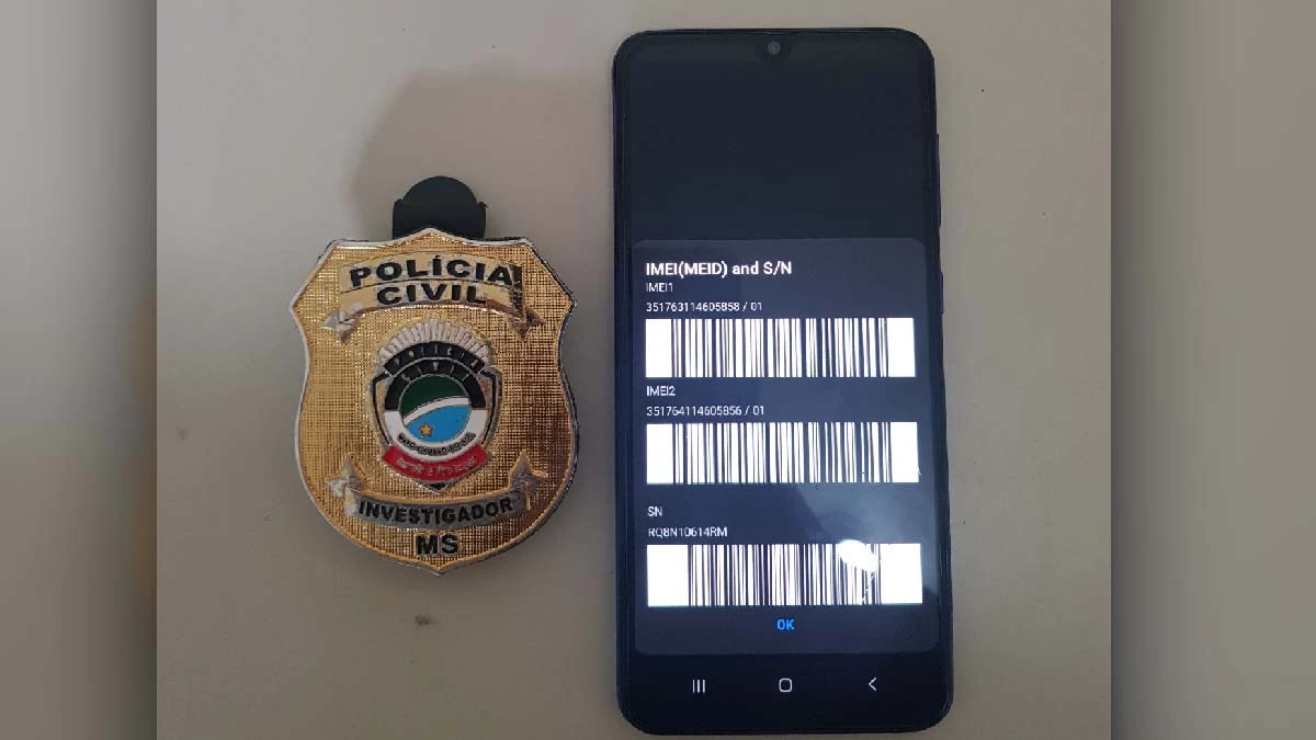 Você está visualizando atualmente Polícia Civil de Corumbá recupera celular roubado há quase um ano