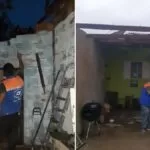 Temporal destelhou 20 casas em Corumbá