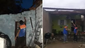 Leia mais sobre o artigo Temporal destelhou 20 casas em Corumbá