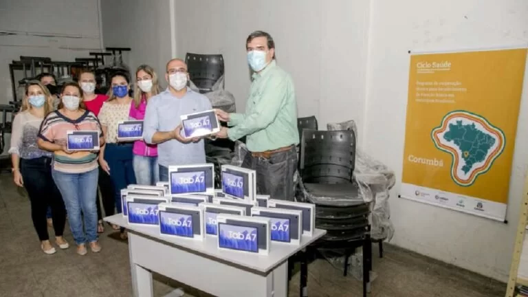 Secretaria de Saúde recebe doação de materiais da Fundação Vale