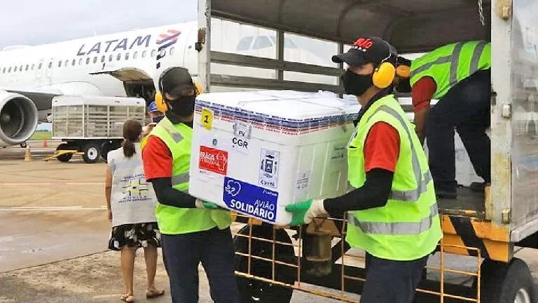 Mato Grosso do Sul recebe mais 37.440 doses da vacina da Pfizer nesta quinta-feira