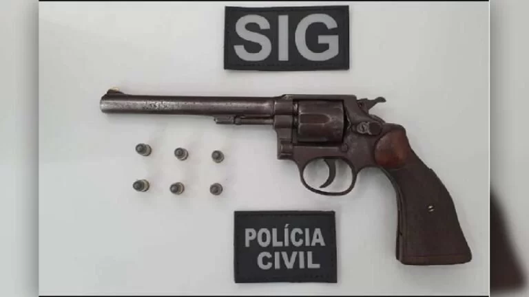 Polícia Civil de Corumbá prende homem por posse ilegal de arma de fogo