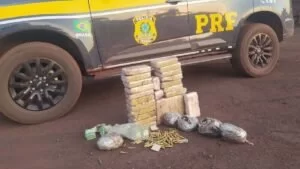 Leia mais sobre o artigo PRF apreende drogas e munições de fuzis que seguiam de Corumbá para São Paulo | vídeo