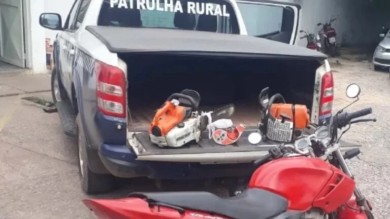 Após furto, funcionário de fazenda é preso pela Patrulha Rural