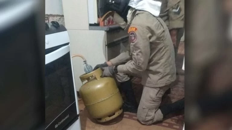 Bombeiros são acionados para conter vazamento de gás no centro de Corumbá