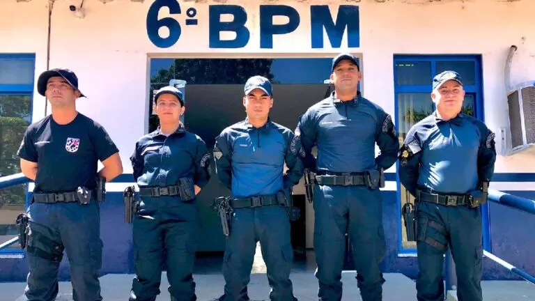 Comando do 6º BPM recepciona novos aspirantes da PM em Corumbá