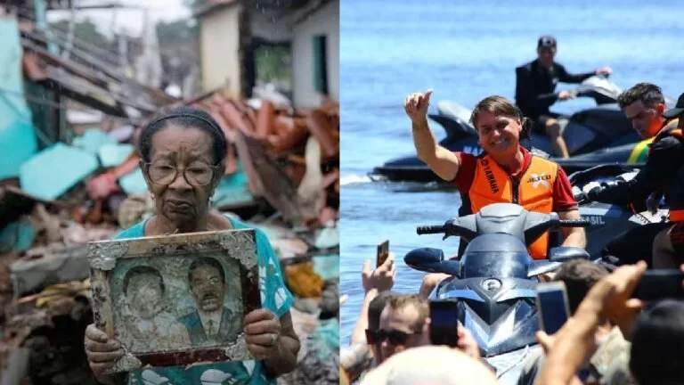 Com 90 mil desabrigados, Bolsonaro diz à Argentina que ajuda humanitária para Bahia não é necessária