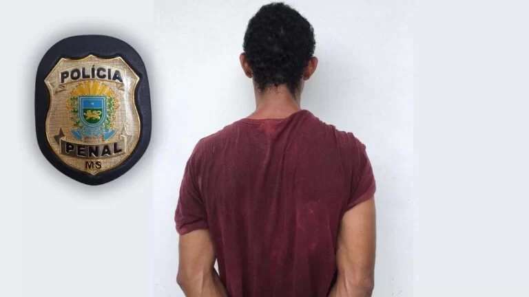 Condenado a 18 anos de prisão é recapturado por policiais penais em Corumbá