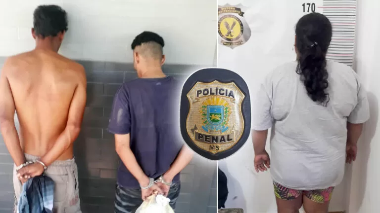 Polícia Penal cumpre três mandados de prisão em Corumbá