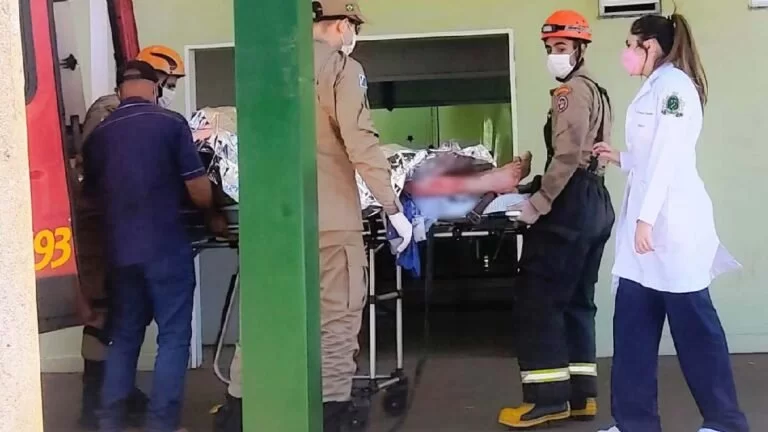 Aeronave cai e piloto tem 70% do corpo queimado em MS