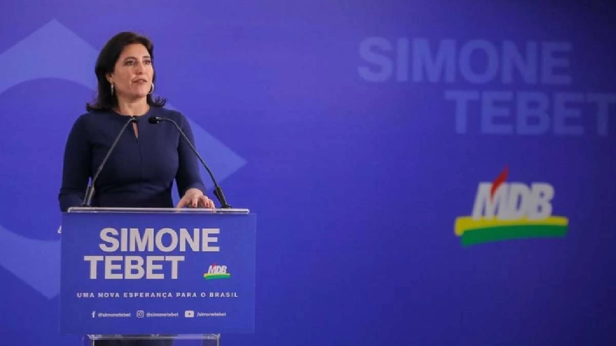 Você está visualizando atualmente Simone Tebet é a primeira mulher a entrar na disputa eleitoral à Presidência em 2022