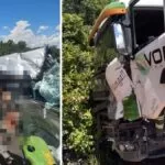 Duas pessoas morrem e uma fica gravemente ferida em colisão frontal na BR-262