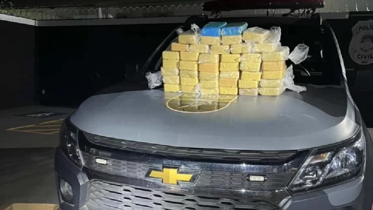 Assessor de vereador é preso com 41 kg de cocaína  na Capital