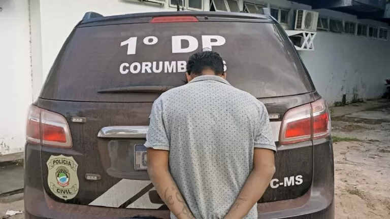 Condenado a 8 anos de prisão por estupro de vulnerável é preso pela Polícia Civil de Corumbá