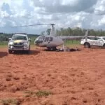 Operação policial apreende helicóptero com quase 250kg de cocaína