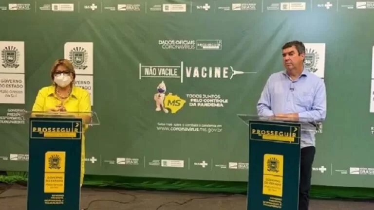 MS atinge 91% de vacinados acima de 18 anos e governo garante testes à população
