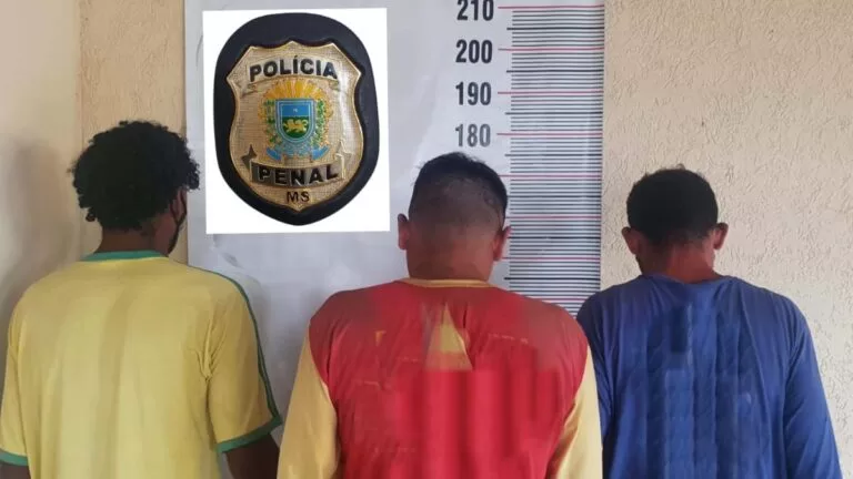 Polícia Penal cumpre três mandados de prisão em Corumbá