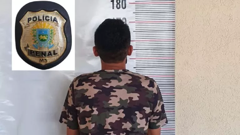 Condenado por tráfico tenta enganar monitoramento e acaba preso pela Polícia Penal
