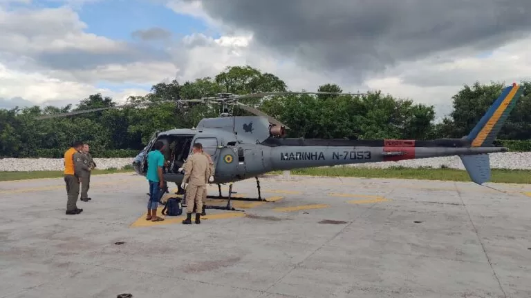 Com febre e mal-estar, jovem é resgatado pela Marinha em fazenda no Pantanal
