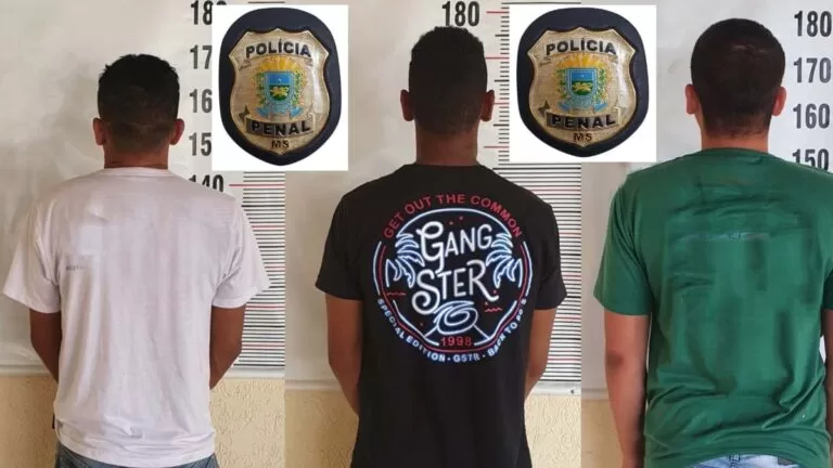 Polícia Penal de Corumbá cumpre mais três mandados de prisão