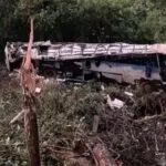 Ônibus com trabalhadores de Três Lagoas tomba no Paraná e deixa 10 mortos