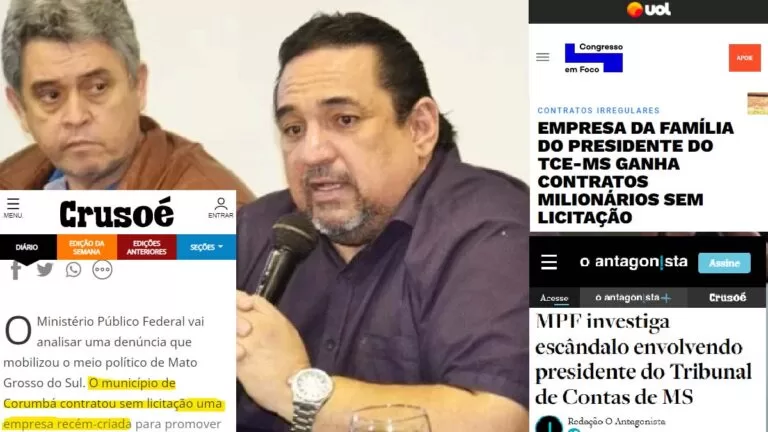 Escândalo de superfaturamento na prefeitura de Corumbá ganha repercussão nacional