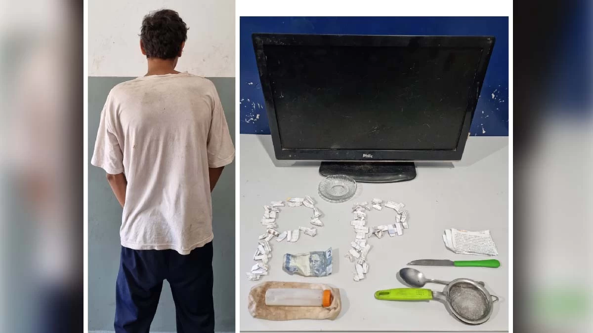 No momento, você está visualizando Homem é preso pela Polícia Penal após ser flagrado comercializando drogas no Guatós