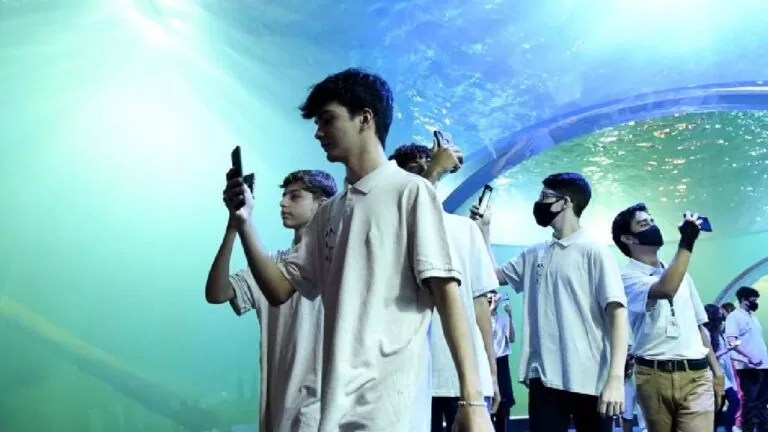 Estudantes começam a participar de visitação guiada ao Bioparque Pantanal